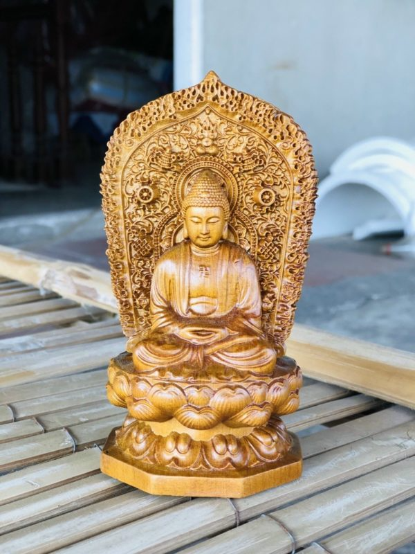 Tượng Phật A Di Đà 2 Mặt 